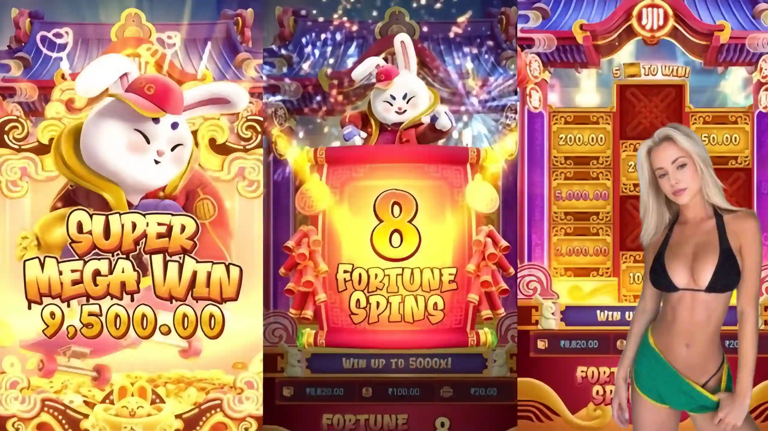 Wild Expansivo Fortune Rabbit fencingpg - Coelho Dourado que Expande
