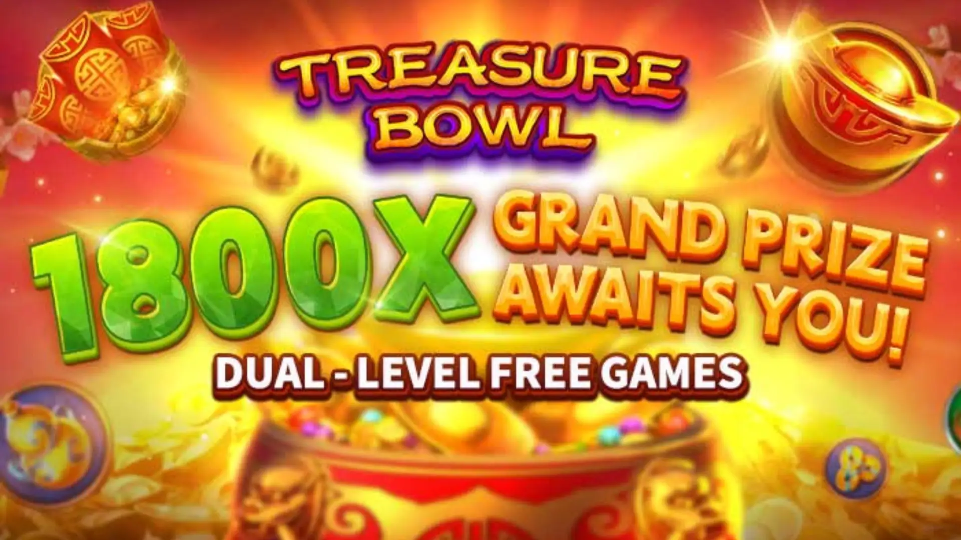 Multiplicadores Treasure Bowl fencingpg - 7777x Máximo com Tigela Dourada